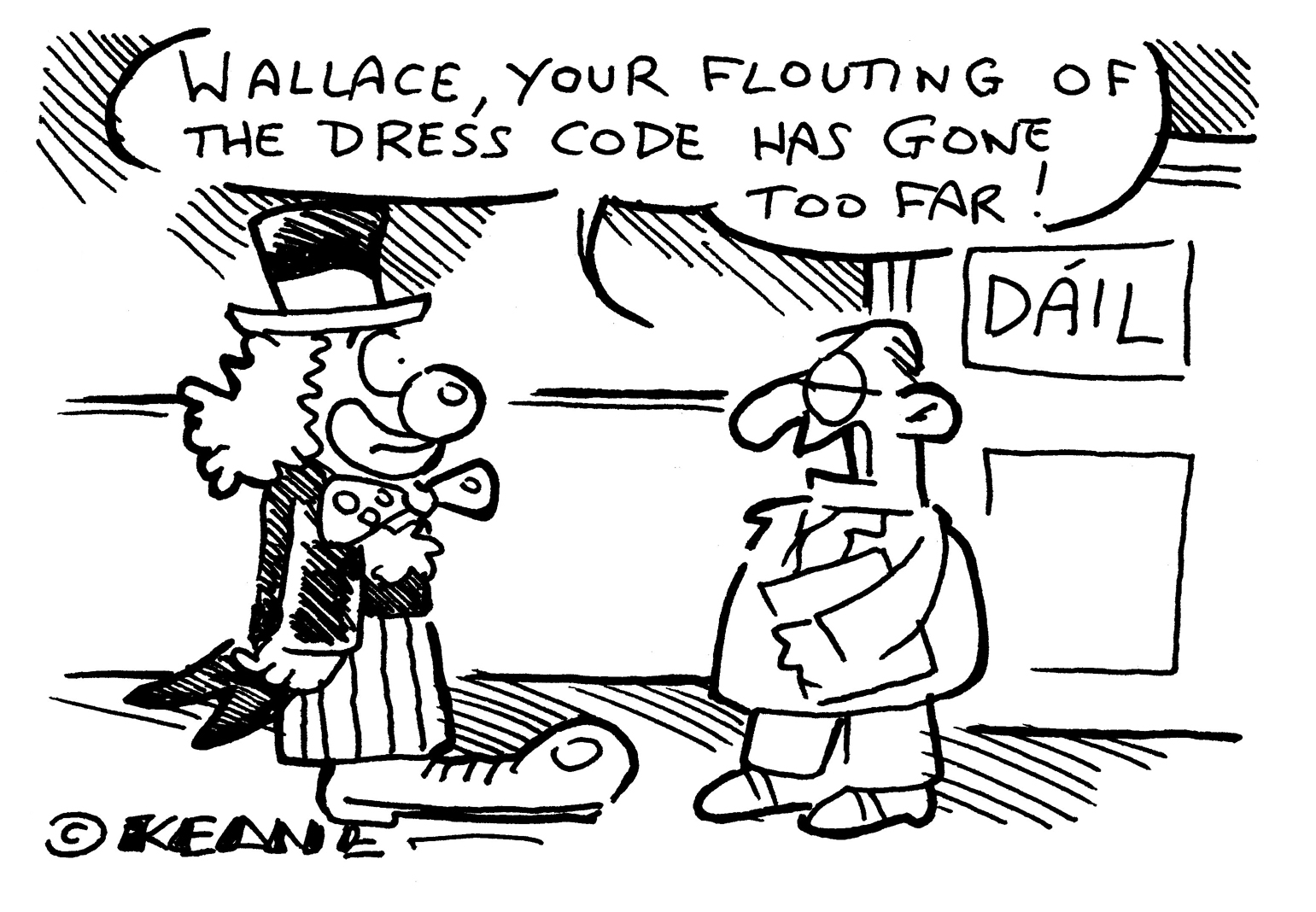 Keane - wallace dress code