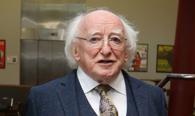 President Michael D Higgins