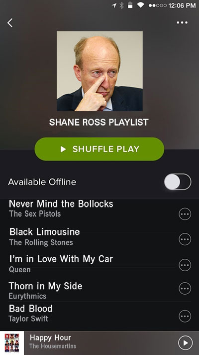 Spotify Ross