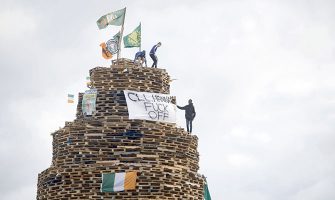 Loyalist bonfire Féile Concert