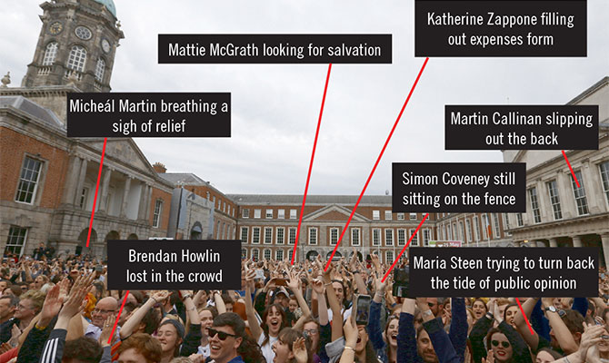 Scenes at Dublin Castle