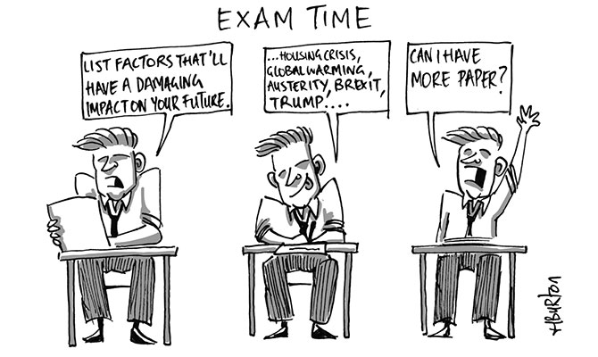 Harry Burton - exam time