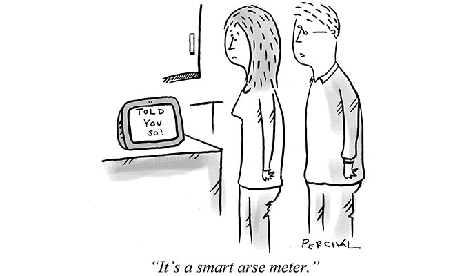 Percival - smart arse meter