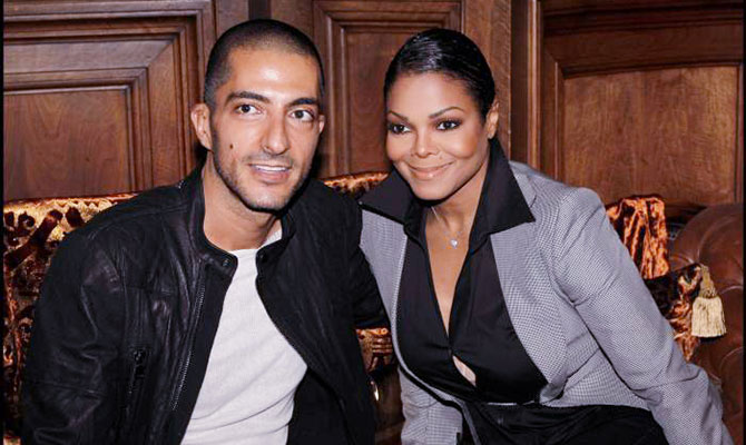 Wissam Al Mana and Janet Jackson