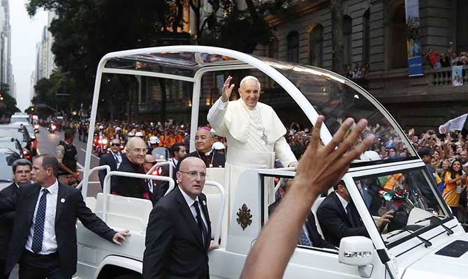 Papal car