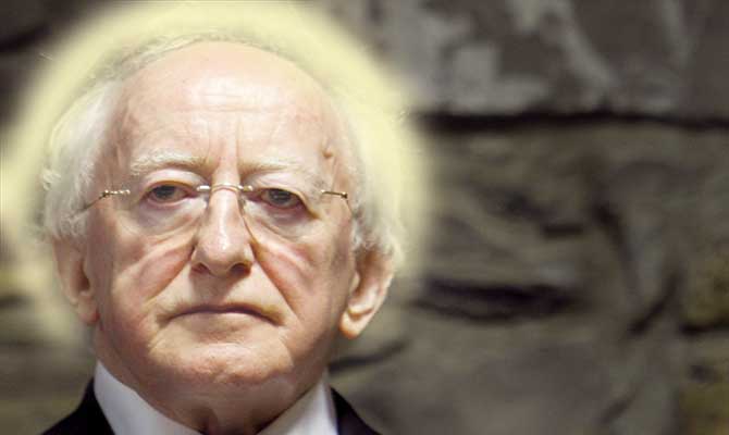 Michael D Higgins halo