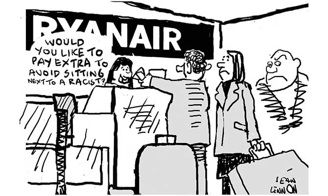 Lennon - Ryanair racists