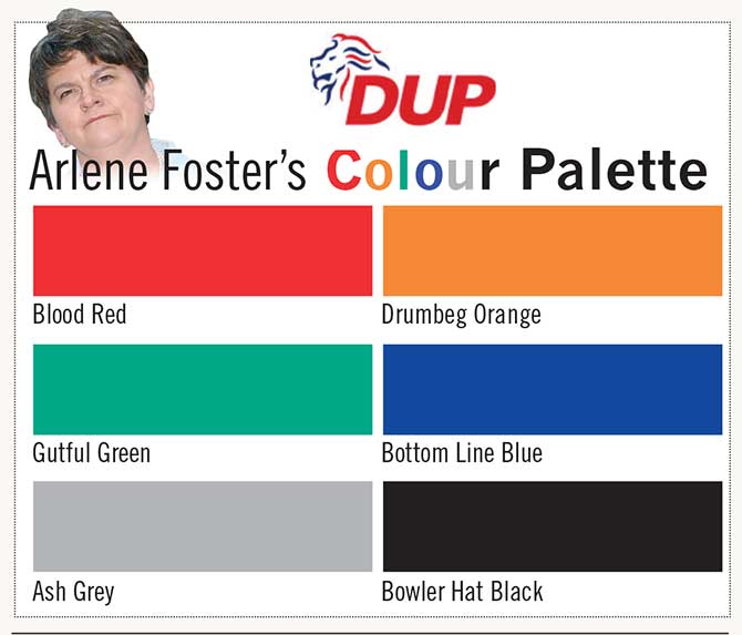 DUP colour palette