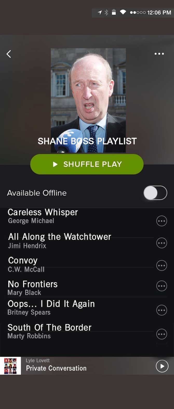 Spotify Shane Boss