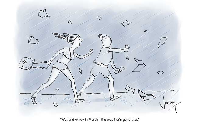 Jonesy - Wet and windy March