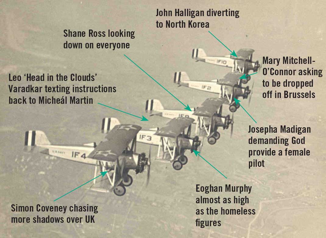 st paddy flying