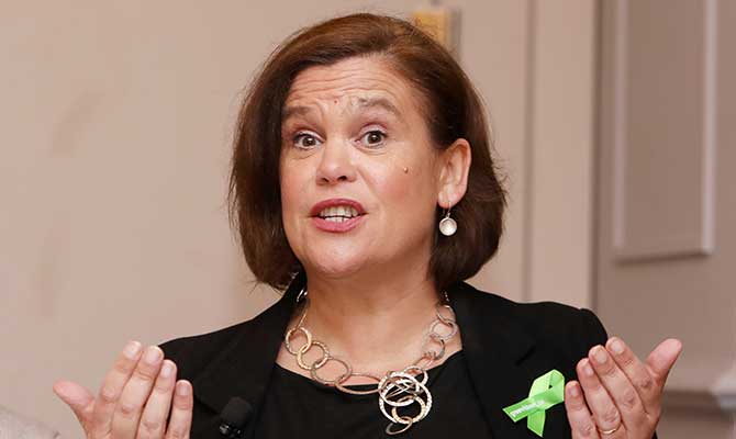 Sinn Féin Russia Mary Lou McDonald