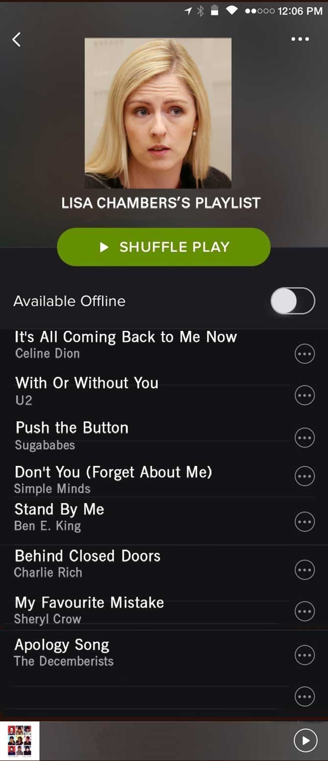 Spotify Lisa Chambers