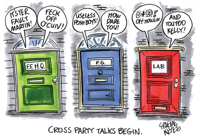 Keyes - Cross party talks