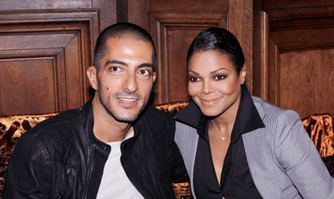 Wissam Al Mana and Janet Jackson