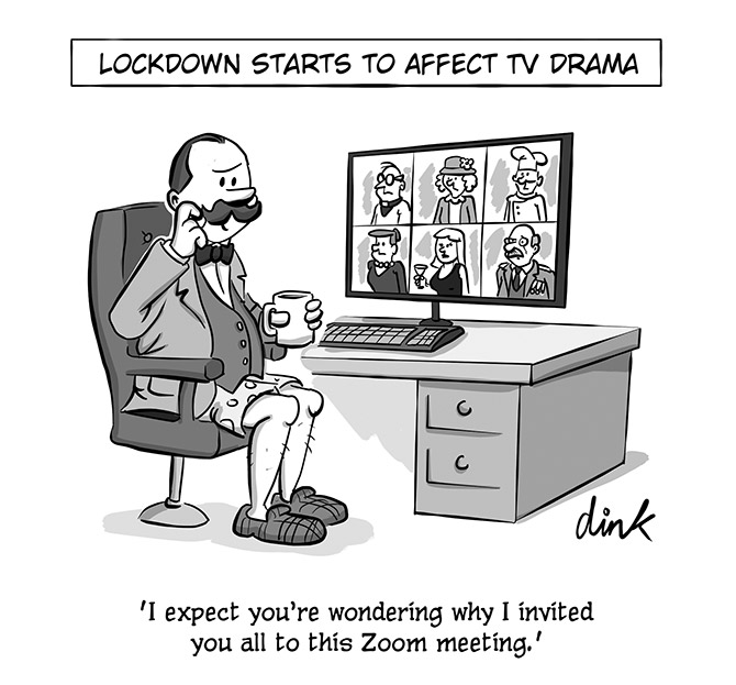 Dink - TV affected Poirot