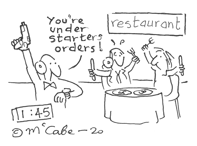 McCabe - Starters orders