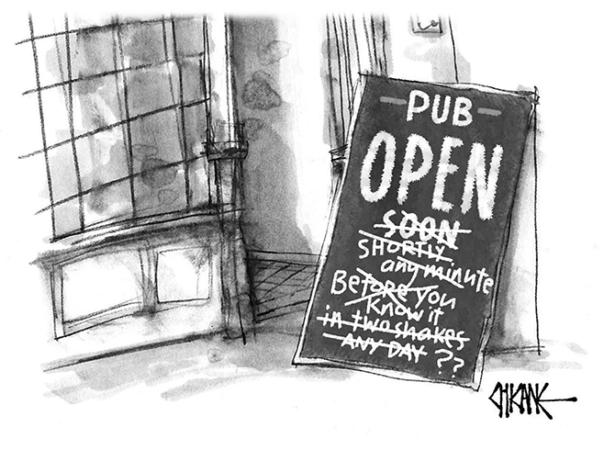 Mark Winter - Pub open