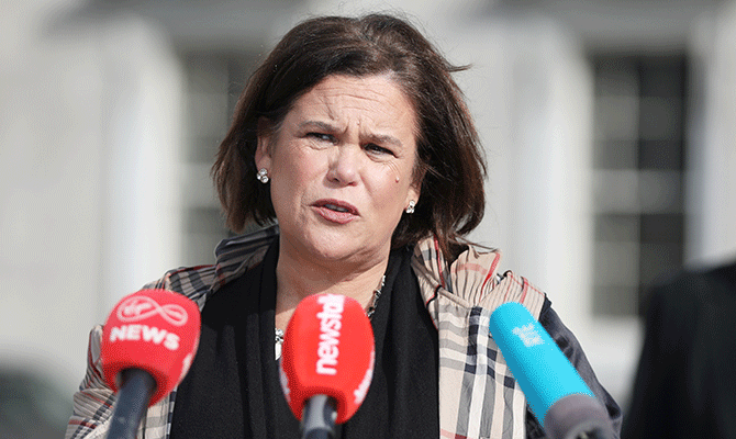 Mary Lou McDonald is managing to stick clearly to a well-thought-out line on Covid and the economic support necessary.