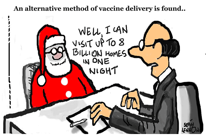 Lennon - Vaccine Santa Claus
