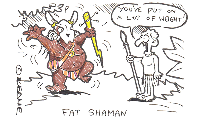 Keane - fat shaman
