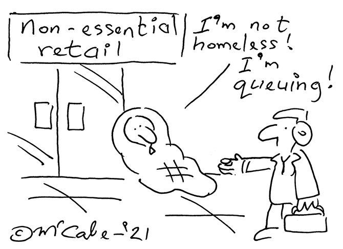 McCabe - non-essential retail