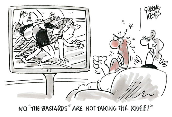 Keyes - taking the knee