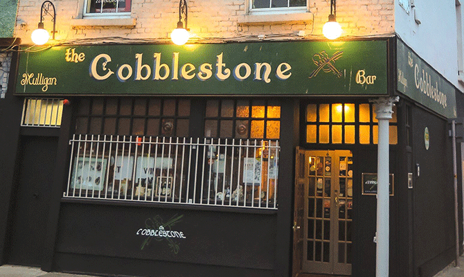 Cobblestone pub