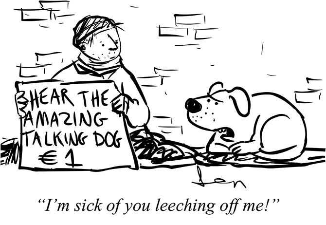 Len - talking dog