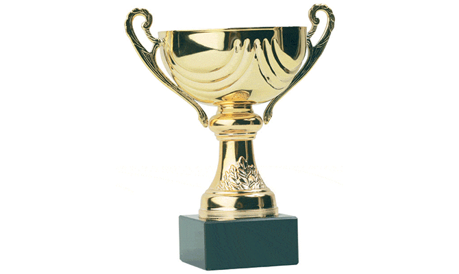 Bono Book Award Gold trophy