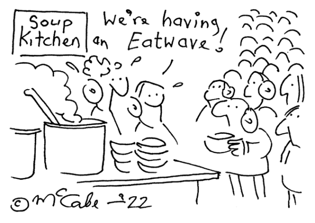 McCabe - having an eatwave