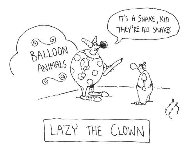Scott Masear - lazy the clown