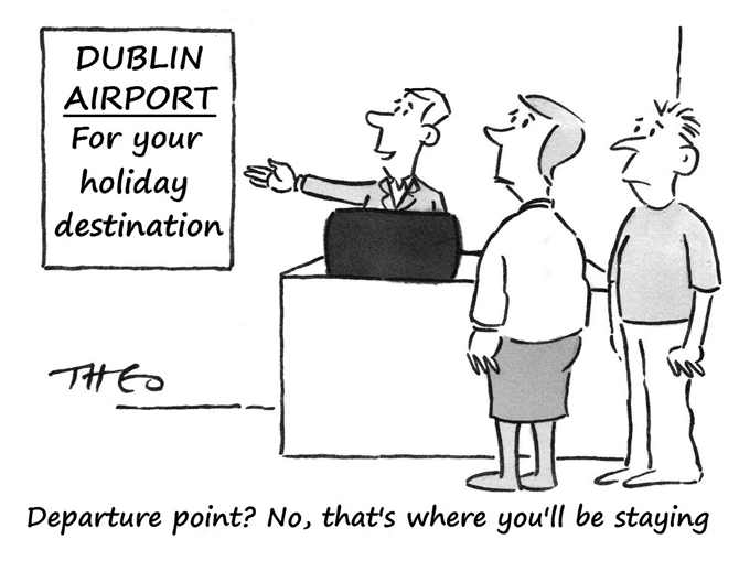 Theo - Dublin Airport departure