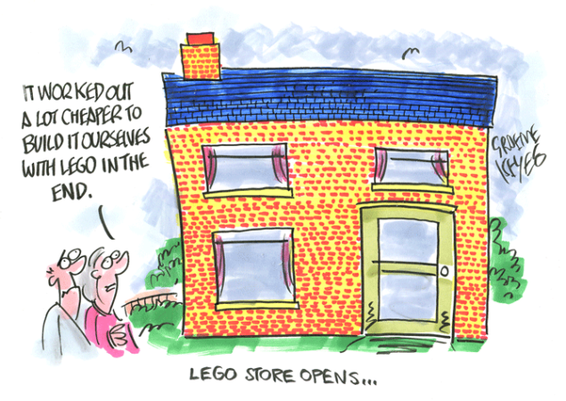 Keyes - lego store opens