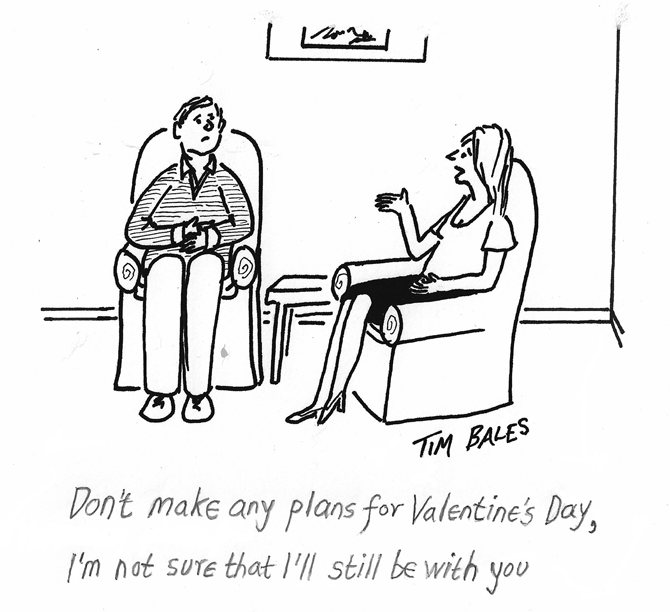 Tim Bales - Valentine's plans