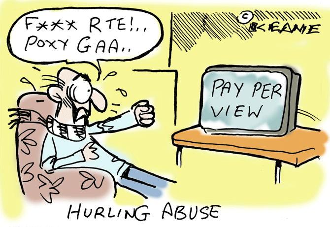 Keane - hurling abuse