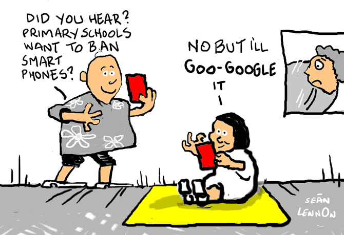 Lennon - Smart phones ban