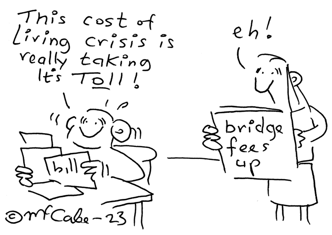 McCabe - bridge fees up