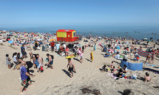 Brittas Bay beach