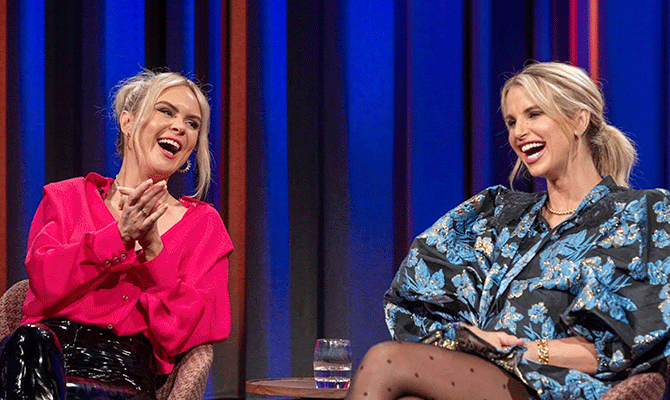 Joanne McNally and Vogue Williams have been raking in the moolah as they bring their podcast, My Therapist Ghosted Me, on a live sell-out tour, including a trip Down Under.
