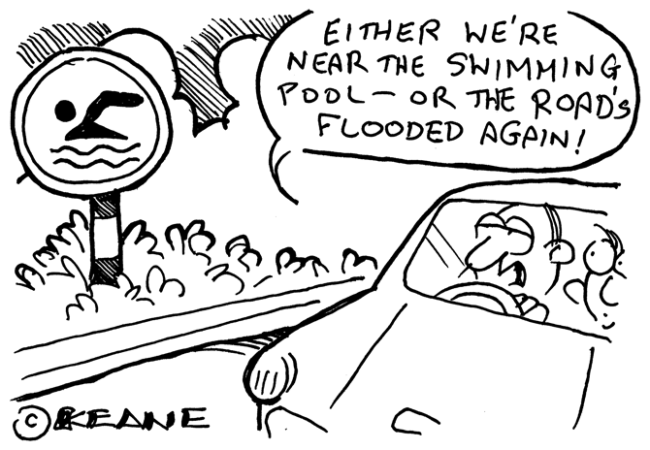 Keane - road's flooded