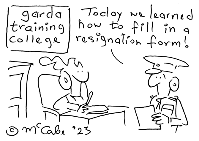 McCabe - garda training