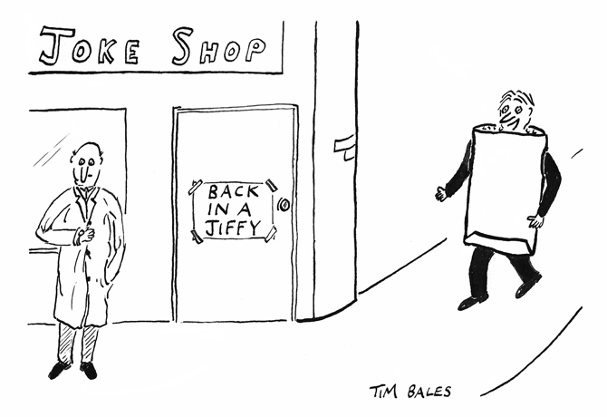Tim Bales - joke shop