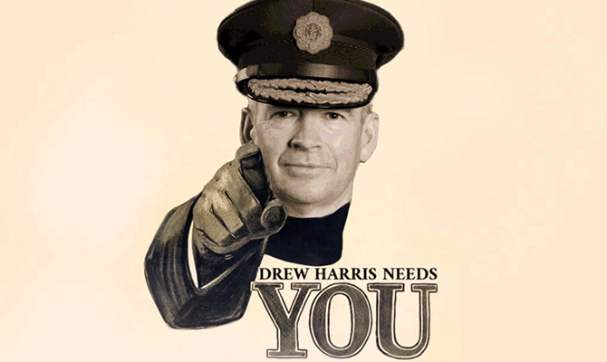 Harris needs you
