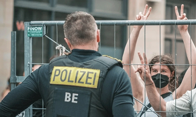 Palestine protestor