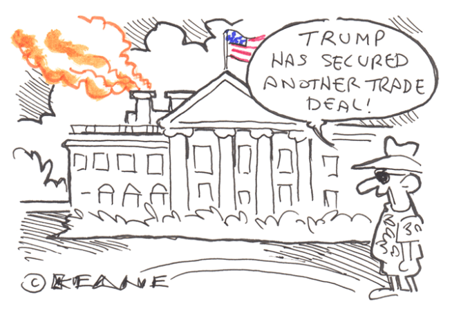 Keane - trump trade deal