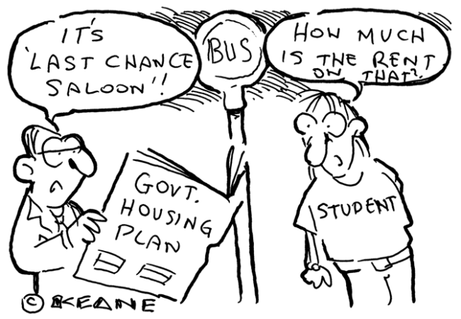 Keane - govt housing plan