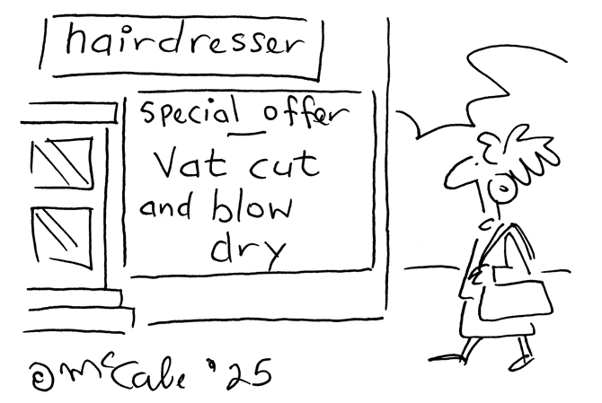 McCabe - vat cut