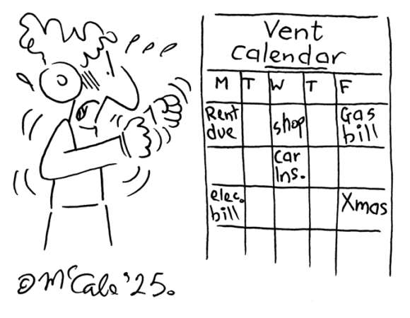 McCabe - vent calendar
