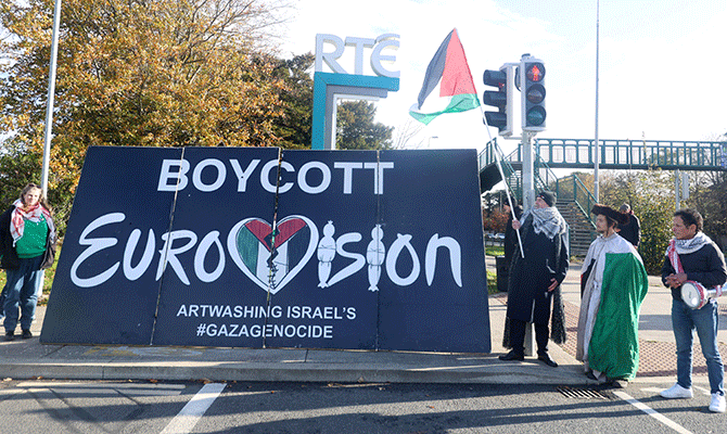 RTE protest to boycott Eurovision